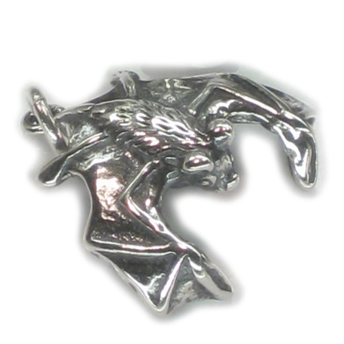 Vampire Bat x 1 sterling silver charm .925 Vampires Bats charms