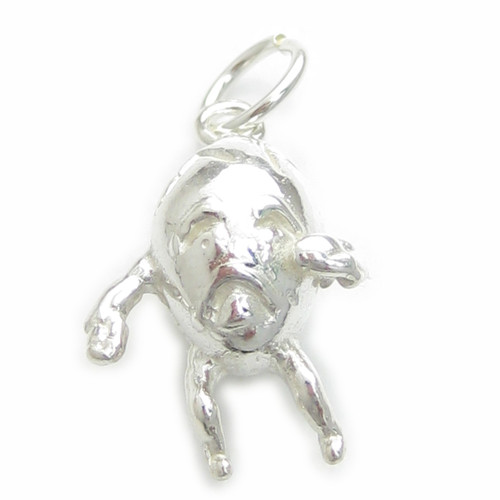 Humpty Dumpty sterling silver charm .925 Nursery Rhyme charms