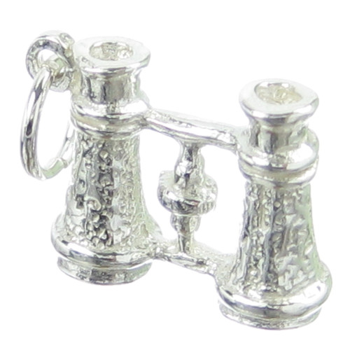 Binoculars sterling silver charm .925 Binoculers Bird Watching charms
