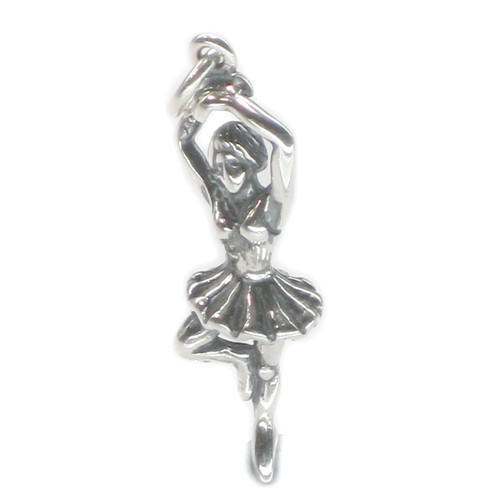 Ballerina sterling silver charm Ballet .925 Ballet charms