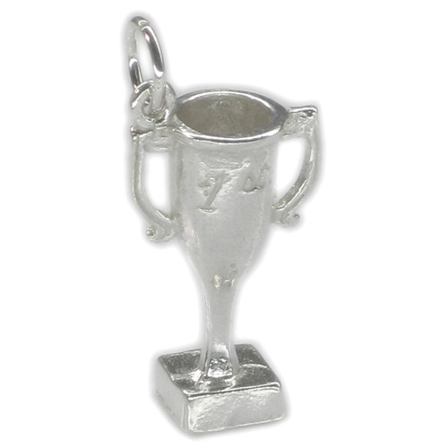 Trophy Cup sterling silver charm .925 x 1 Trophies Cups Winning charms