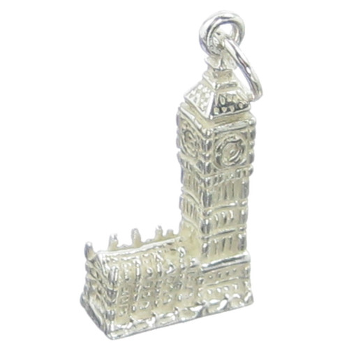 Big Ben sterling silver charm .925 x 1 London England Landmark charms