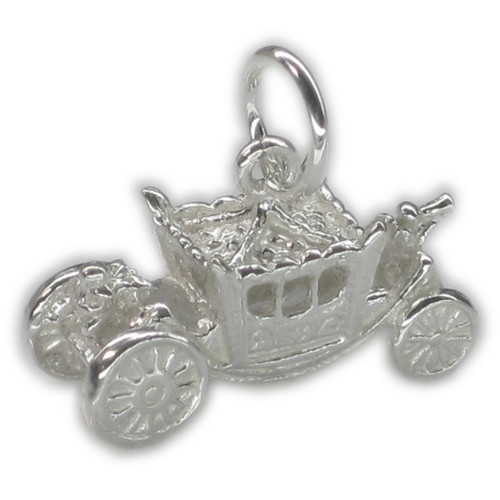 Royal Coronation Coach sterling silver charm .925 England charms A2