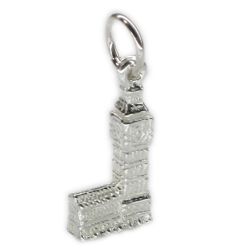 Big Ben sterling silver charm .925 x 1 England London Landmark charms