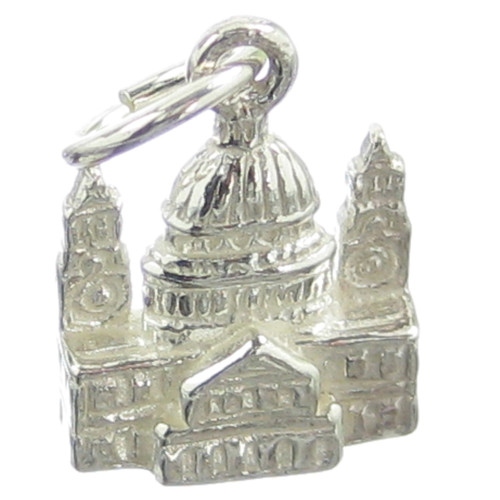 Saint Pauls Cathedral strlng silver charm .925 Small Cathedrals Charms