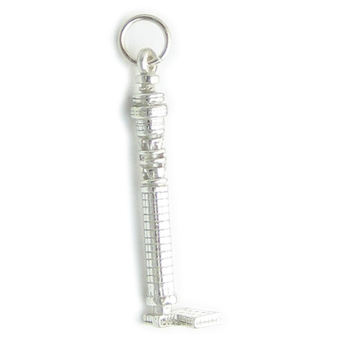 Post Office BT Tower sterling silver charm .925 British Telecom.