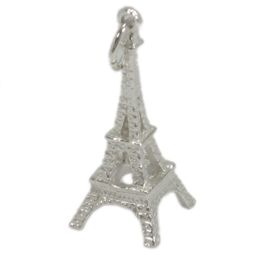 Eiffel Tower sterling silver charm .925 x 1 Landmark France Paris Charms