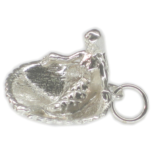 Mermaid in shell sterling silver charm .925 Mermaids Myths from deep
