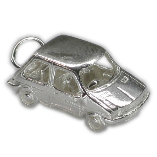 Mini Metro car sterling silver charm .925 x 1 Metros cars charms