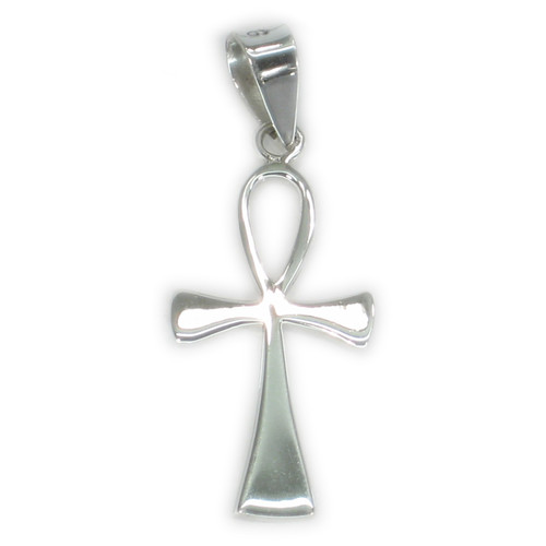 Ankh style sterling silver cross pendant .925 x 1 Ankhs crosses