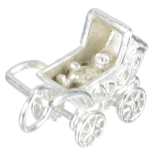 Pram sterling silver charm .925 x 1 Prams Strollers Babies transport