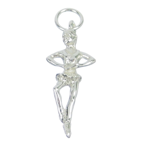 Ballerina sterling silver charm .925 x 1 Ballet Ballerinas charms