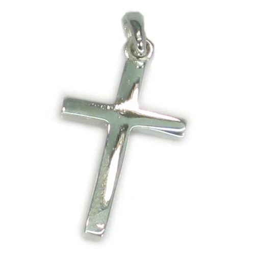 Plain cross sterling silver pendant .925 Holy crosses