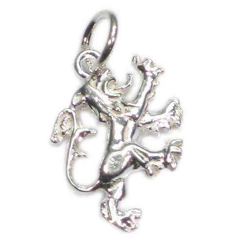 Lion Rampant sterling silver charm .925 Scottish charms