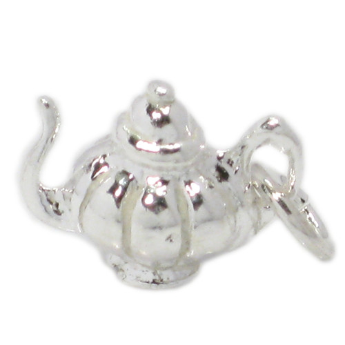 Teapot sterling silver charm .925 x 1 Afternoon tea charms