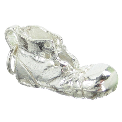 Old Boot sterling silver charm .925 x 1 Boots Footwear Charms