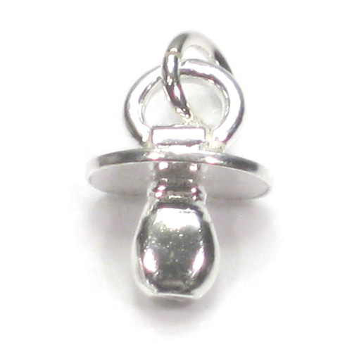 Baby Dummy sterling silver charm .925 x 1 babies charms