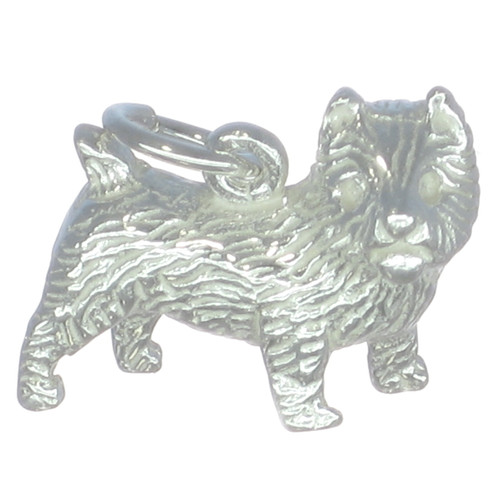 Cairn terrier dog sterling silver charm .925 x 1 Terriers Dogs Charms