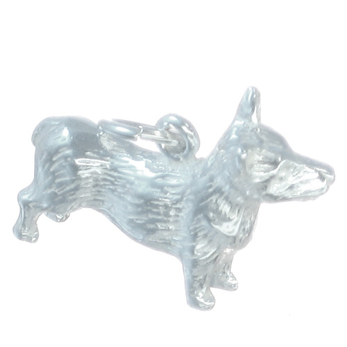 Corgi sterling silver charm .925 x 1 Corgis Queen England Dogs Charms
