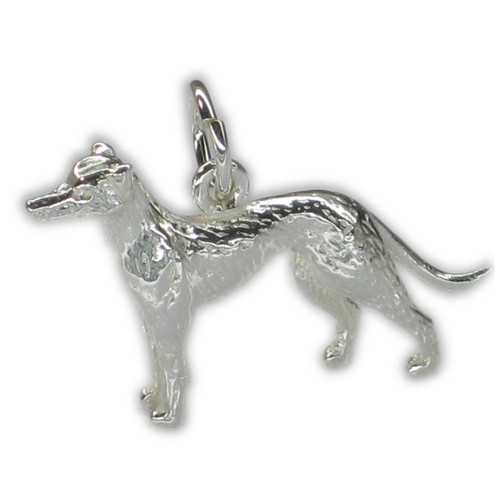Greyhound sterling silver charm .925 Greyhounds Dog Dogs charms