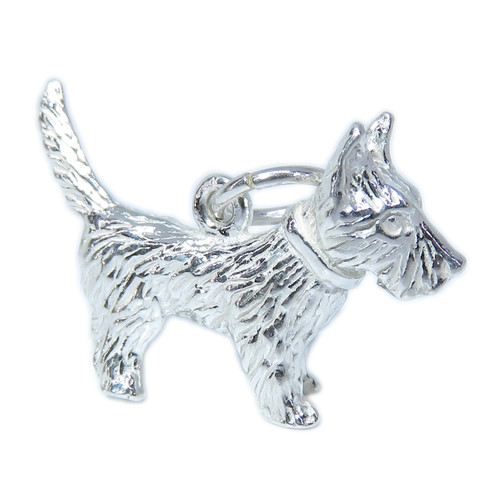 Scottish Terrier sterling silver charm .925 x1 dogs Scots Terriers charms