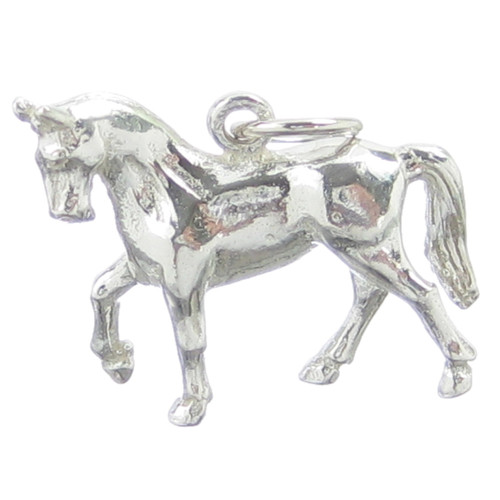 Horse sterling silver charm .925 x 1 Horses Mare Colt Stallion charms