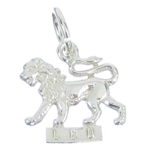 Leo The Lion sterling silver charm .925 x 1 charms of lions