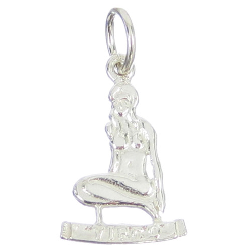 Virgo sterling silver charm .925 x 1 Zodiacs Zodiac Virgos charms