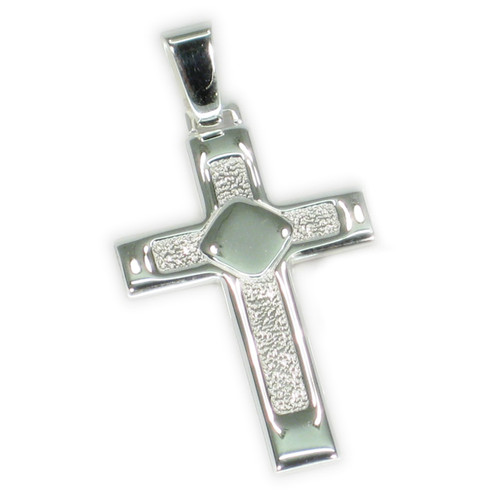 Cross sterling silver pendant .925 x 1 crosses holy pendants