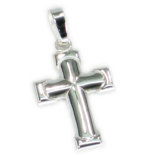 Cross sterling silver pendant .925 x 1 crosses pendants holy