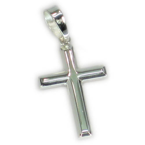 Cross sterling silver plain pendant .925 x 1 Crosses Holy Pendants
