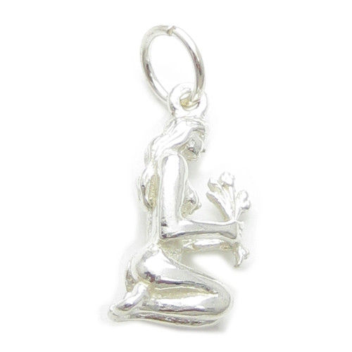 Virgo sterling silver charm .925 x 1 Zodiacs Zodiac charms