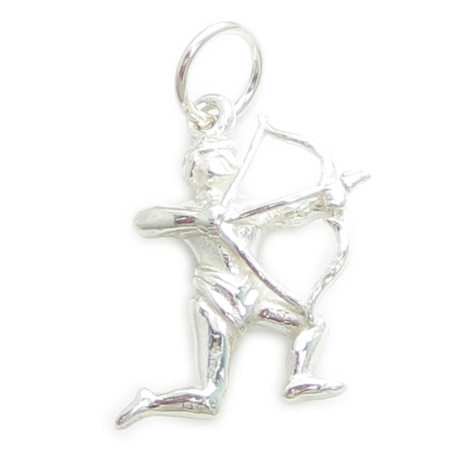 Sagittarius Zodiac charm sterling silver .925 x 1 Zodiacs charms