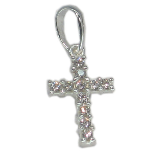 Cross small sterling silver pendant .925 x 1 Crosses and Holy pendants