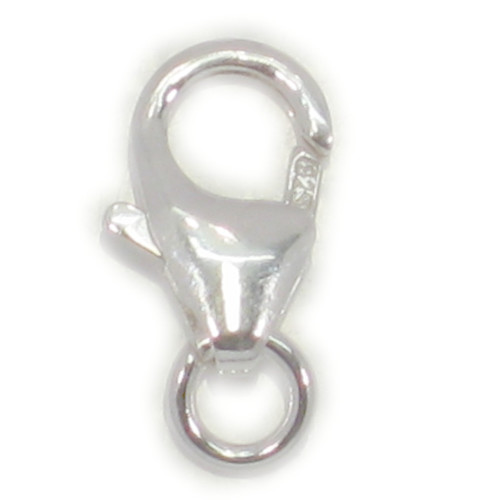 1 x 9mm Lobster Clasp Clip Trigger sterling silver fitting finding