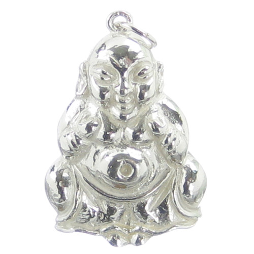 Buddha charm pendant .925 VERY LARGE Holy Religious charms