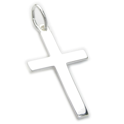 Cross sterling silver charm pendant .925 x 1 Crosses Holy pendants