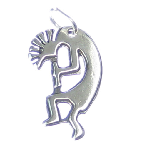Kokopelli sterling silver charm .925 x 1 Myth Native American charms S1