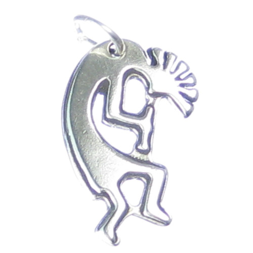 Kokopelli sterling silver charm .925 x 1 Myth Native American charms T1