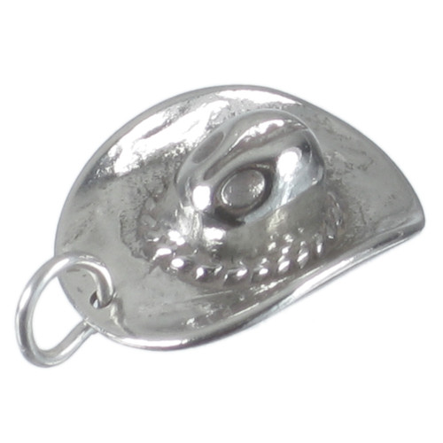 Cowboy Hat sterling silver charm .925 Cow Girl Cowboys Hats charms