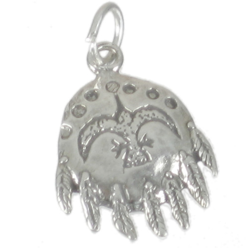 Native American Shield SMALL sterling silver charm .925 x 1 Shields charms