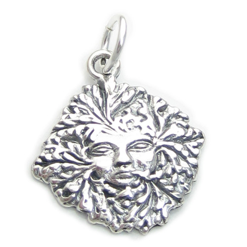 Greenlady sterling silver charm .925 x 1 Goddess of the Woods charms