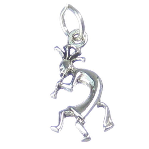 Kokopelli sterling silver charm .925 x 1 Native American Myth charms