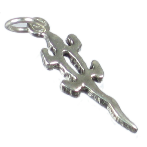 Lizard sterling silver TINY charm .925 Lizards Lizzards charms