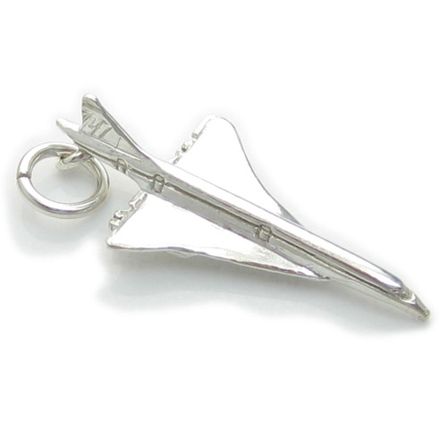 Concorde sterling silver charm .925 x 1 Jet Aircraft charms