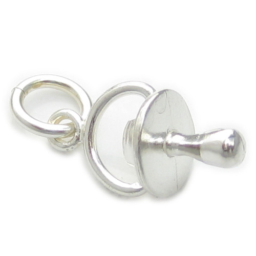 Babys Dummy sterling silver charm .925 x 1 Baby Dummies charms