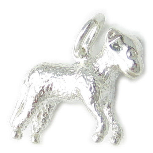 Lamb sterling silver charm .925 x 1 Lambs Baby sheep charms