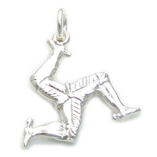 Isle of Man Three Legs sterling silver charm .925 x 1 Places charms