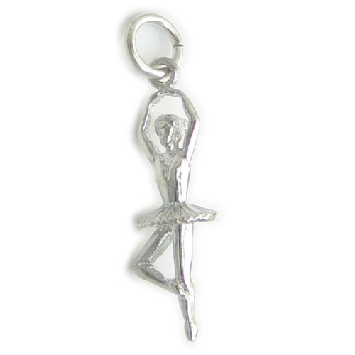 Ballerina sterling silver charm .925 x 1 Ballet charms