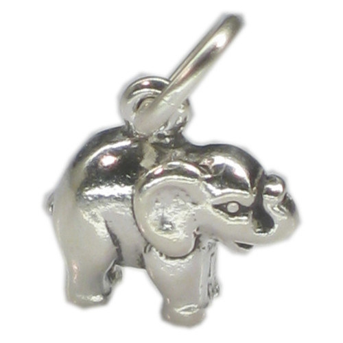 Elephant Tiny sterling silver charm .925 x 1 Tiny Elephants charms